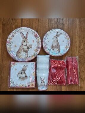Bunny Floral Party Set